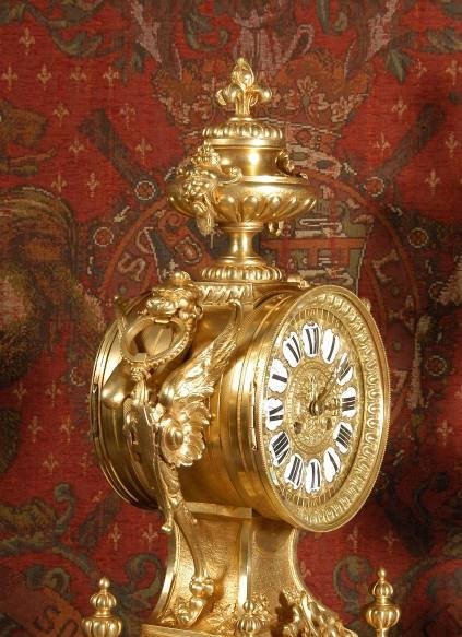 fig 4. **** SOLD **** HUGE and Magnificent Gothic Clock Set